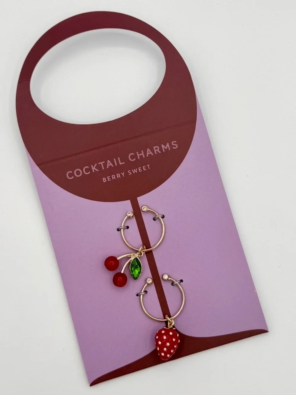 Anthropologie Berry Sweet Cocktail Charms